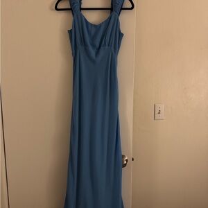 Abercrombie & Fitch Light Blue Maxi Dress